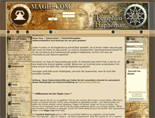 Tablet Screenshot of magie-com.de